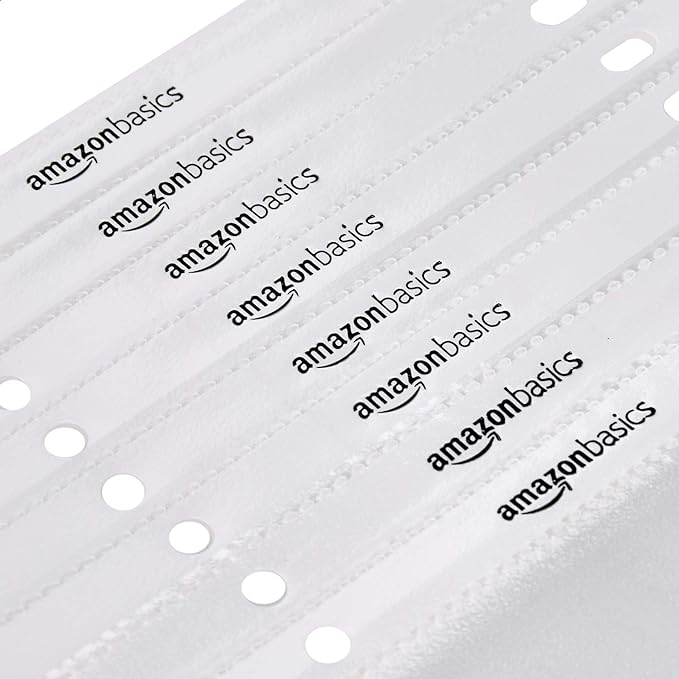 Amazon Basics Sheet Protectors for 3 Ring Binder, Top Loading, Letter Size 8.5 - Image 4