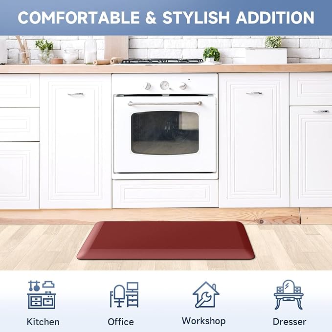 4/5 Inch Thick Kitchen Mats for Floor, StepRite Kitchen Rug for Standing Desk - Image 7