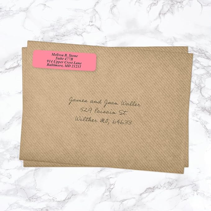 Pastel Rainbow Personalized Return Address Labels Without Dispenser - Image 5