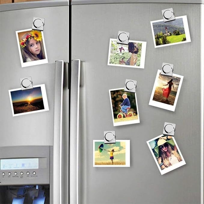 Square Strong Magnetic Clips, 1.5"-8 Pcs, 38 mm, Refrigerator Magnet Clips - Image 5
