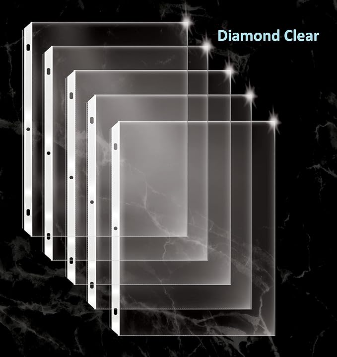 GOLD SEAL Page Protectors, 100 Pack Diamond Clear 4 Mil Heavyweight Page - Image 7