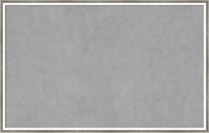 Amanti Art Silver Framed Magnetic Board 21x33 Large Vision Board by AmantiArt