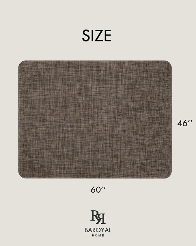 BARoyal Office Chair Mat for Hardwood Floor Under Desk Computer Rolling Chair - Image 6