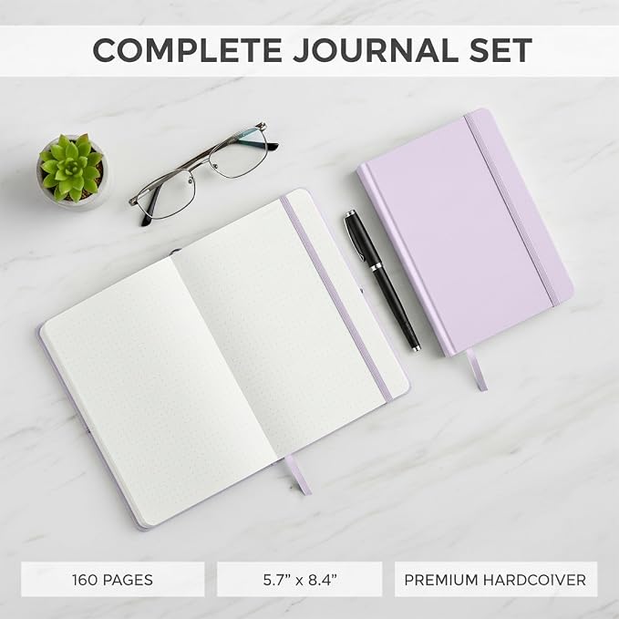 Mr. Pen- Dotted Journal Notebook, A5 Medium Size | 160 Pages, Fabric Hardcover - Image 7