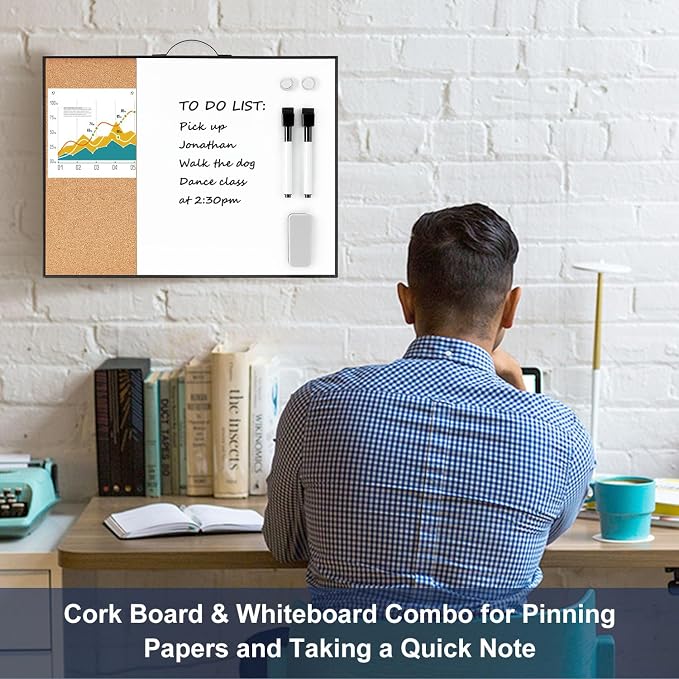 Small Cork Board Whiteboard Combo - Image 6
