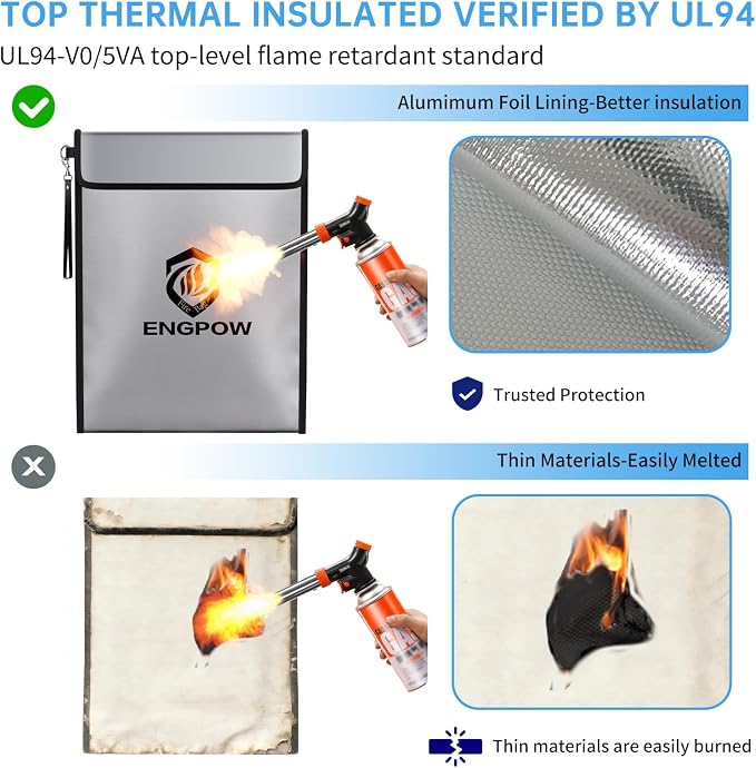 ENGPOW Fireproof Document Bag - Image 4