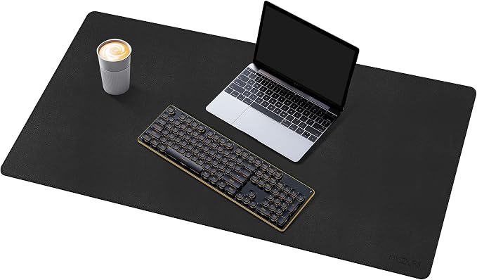 Mydours 36" x 16" Large PU Leather Desk Pad by Mydours