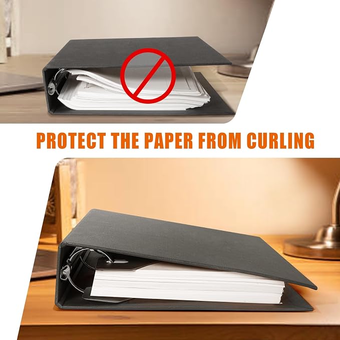 Tutata Triangle Page Lifter for 3 Ring Binder, Lift Sheets Over Rings, Protect - Image 3