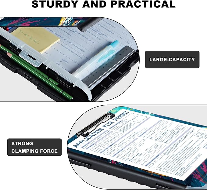 Heavy Duty Plastic Clipboard - Image 3