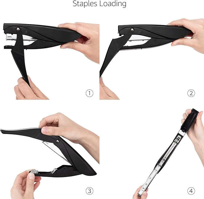 Amazon Basics Effortless Handheld Plier Stapler, 25 Sheet Capacity, Heavy Duty - Image 4