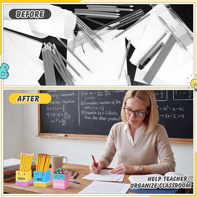 Gilprop 3 Pcs Sharp and Dull Pencil Holder - Image 7