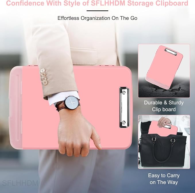 SFLHHDM Clipboard with Pen Holder, Legal Size Nursing Clipboards with Storage - Image 6