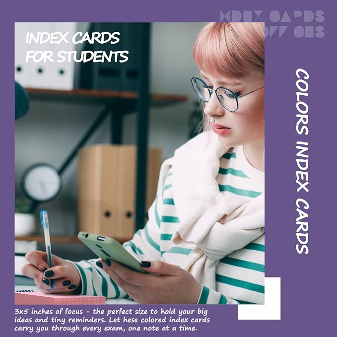 Colored Index Cards 3x5 Inch - Image 6