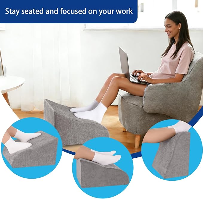 Opuvidity Foot Rest for Under Desk at Work, Ergonomic Under Desk Footrest - Image 3
