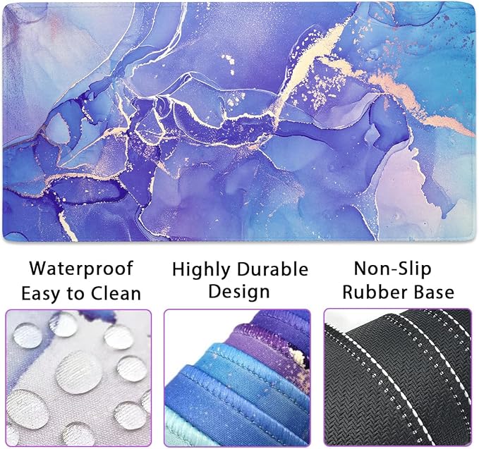 4-in-1 Gaming Mouse Pad Wrist Support Set，Desk Pad + Mouse Pad - Image 3