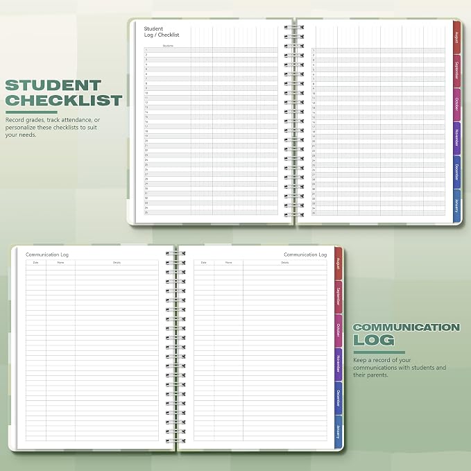 Teacher Lesson Planner 2026-2027 Academic Year, Aug 2026-Jul 2027, Deluxe 26-27 - Image 4