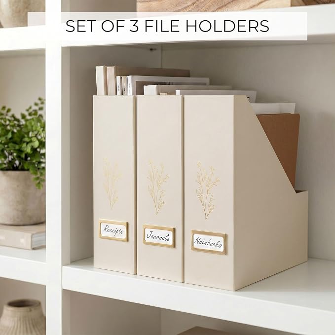Beautiful Magazine Holder Set of 3 - Image 6