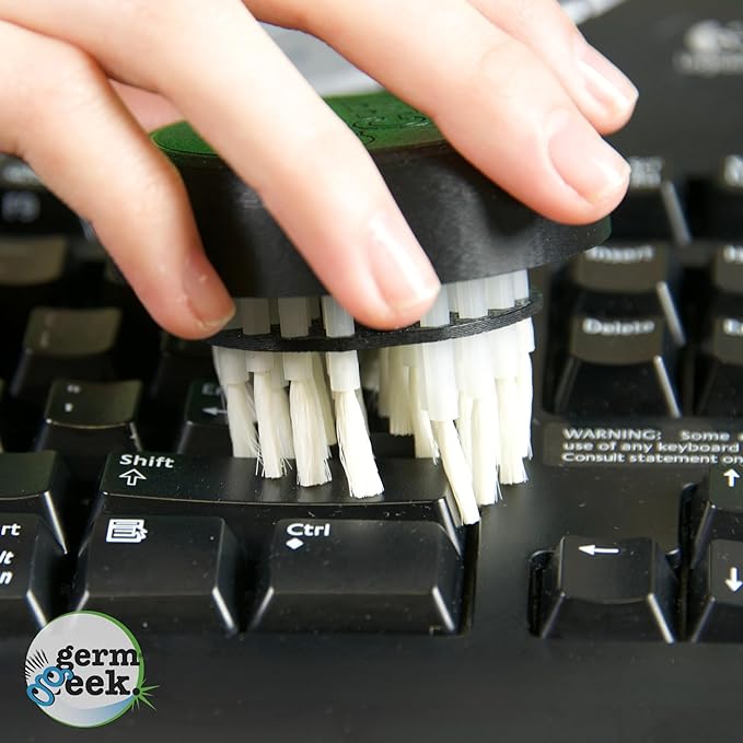 Germ Geek Keyboard & Electronics Cleaning Kit | Patented Precision Brush | - Image 3