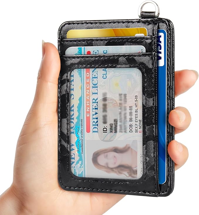 Slim Minimalist Front Pocket Wallet, RFID Blocking Credit Card Holder Wallet - Image 2
