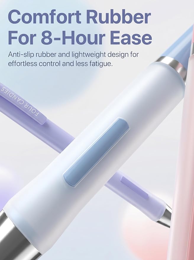 Four Candies Cute Pastel Mechanical Pencil Set, 3 Pack | 360 Lead Refills - Image 9