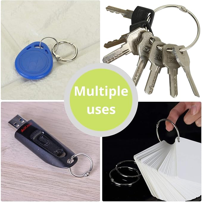 Mr. Pen- Loose Leaf Binder Ring, 60 Pack, 4 Sizes | Metal Loose Leaf Binder - Image 7
