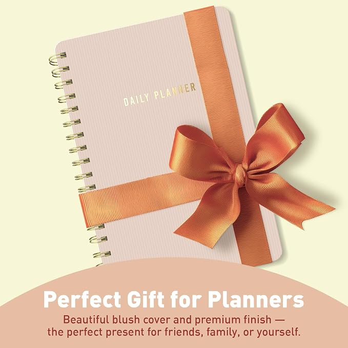 Sweetzer & Orange Daily Planner Notebook – Undated Two-Page Daily Layout - Image 7