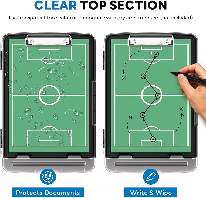 Clipboard with Storage and Pen Holder, Heavy Duty with Dual Compartment - Image 4