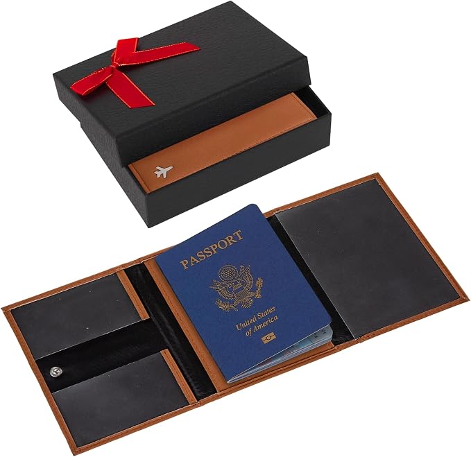 Pilot Wallet Passport Holder for Travel by Meudid
