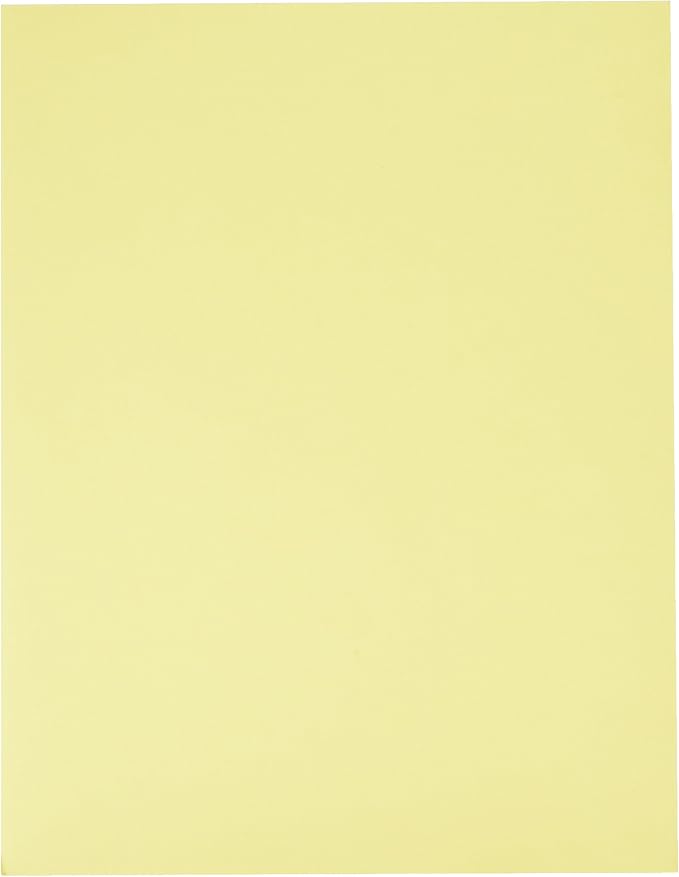 LUXPaper 8.5" x 11" Paper | Letter Size | Pastel Canary Yellow | 60lb. Text | - Image 2