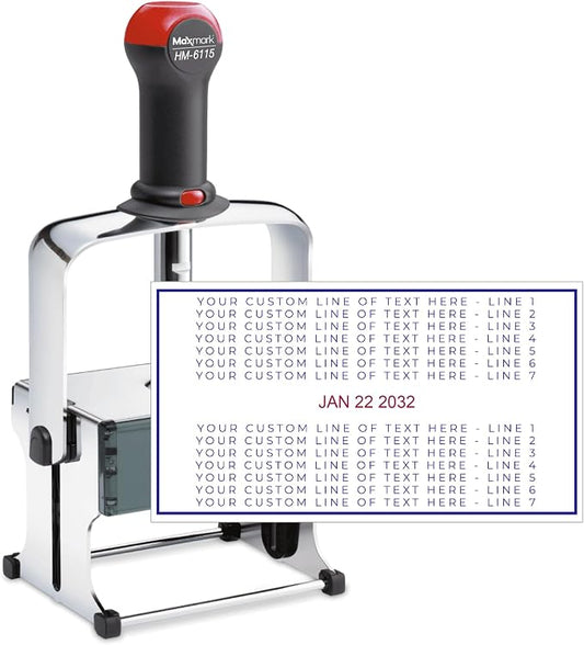 MaxMark Super Heavy Duty Date Stamp by Maxmark
