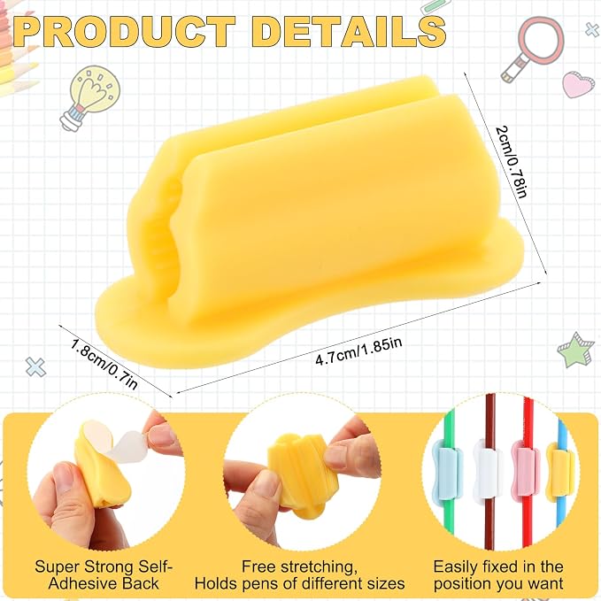 Sherr 24 Pack Adhesive Pencil Holders - Image 2