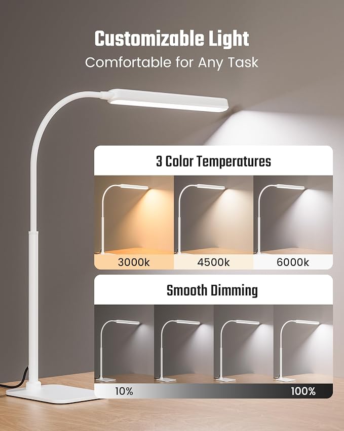 SUPERDANNY Eye-Caring LED Desk Lamp - Image 4