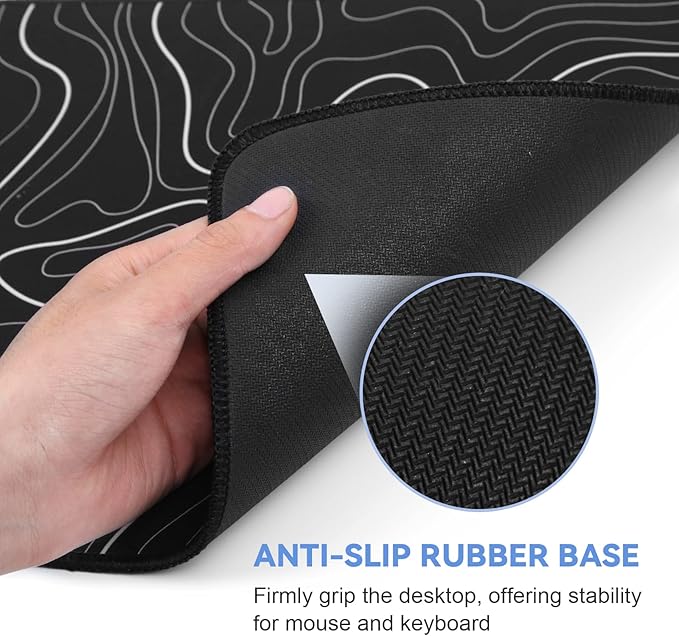 DIGSOM Gaming Mouse Pad, 31.5x11.8in | XL Mouse mat, Smooth surface, Anti-slip - Image 5
