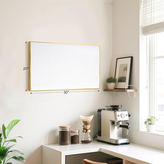 Fabric Bulletin Board, Upgraded Canvas Surface, Wall Mounted, - Image 5