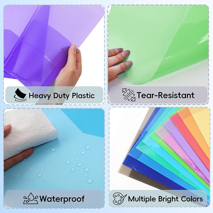 36 Pack Plastic Folders with 2 Pockets, Letter Size, 12 Colors | Polypropylene - Image 5