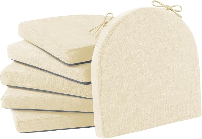 IPYNBAP Chair Cushions for Dining Chairs, Kitchen Chair Cushions, Non Slip by IPYNBAP