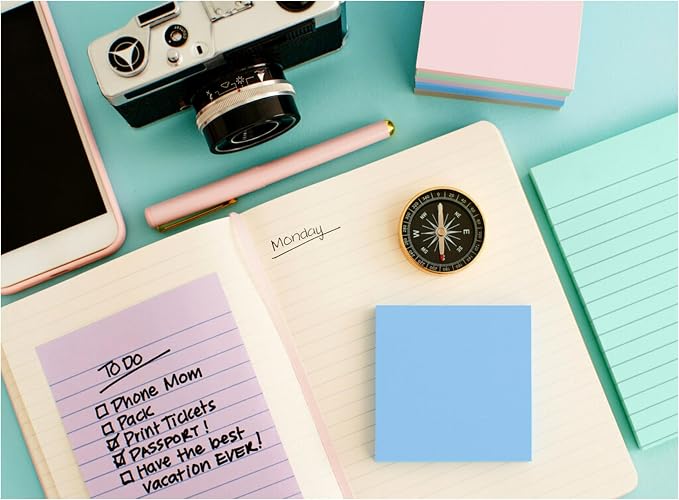Post-it 100% Recycled Paper Super Sticky Notes, 2X The Sticking Power, 4x6 in - Image 13