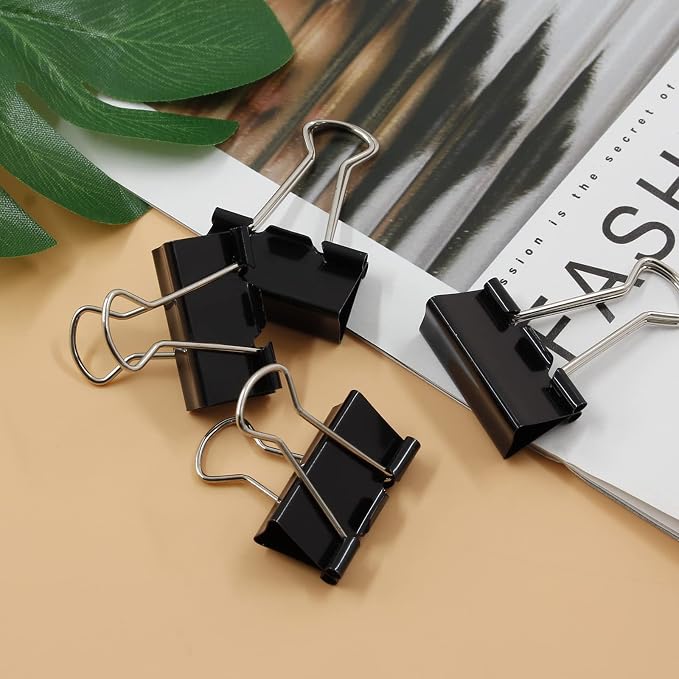 40 Pack Medium Binder Clips - Image 5