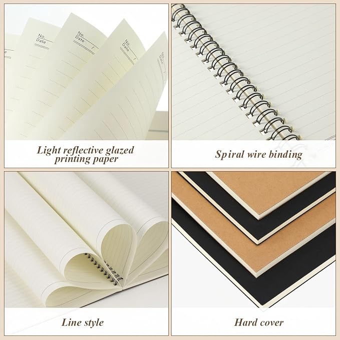 Leelosp 12 Pack Small Spiral Notebook 5 x 7 Inch Lined College Ruled Spiral - Image 2