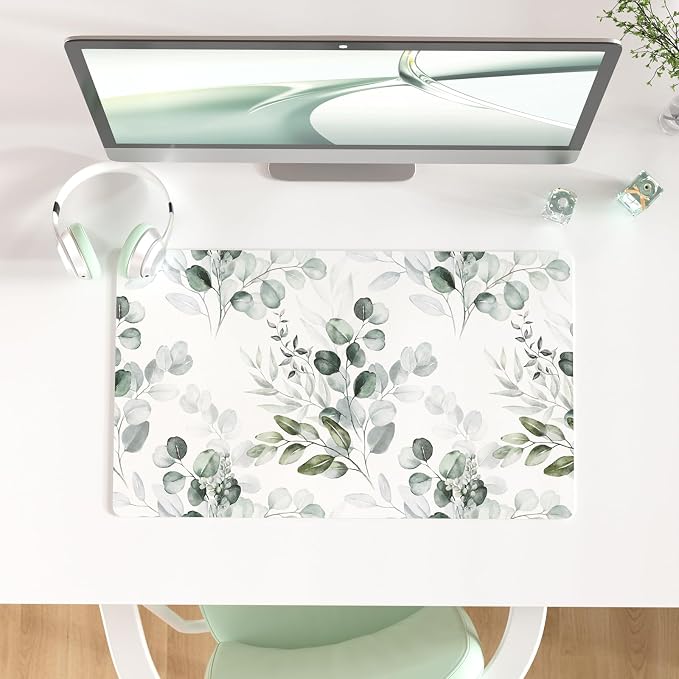 Colorful Star Large Mouse Pad, PU Leather Waterproof Desk Mat, Computer Gaming by ColorfulStar