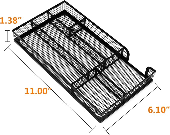 ITAYVAN Desk Drawer Organizer, Metal Mesh Dividers Organizer - Image 4