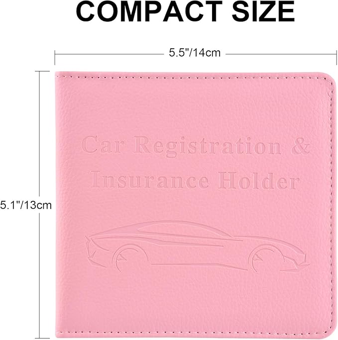 Car Registration and Insurance Holder, Car Accessories Vehicle Glove Box Car - Image 5