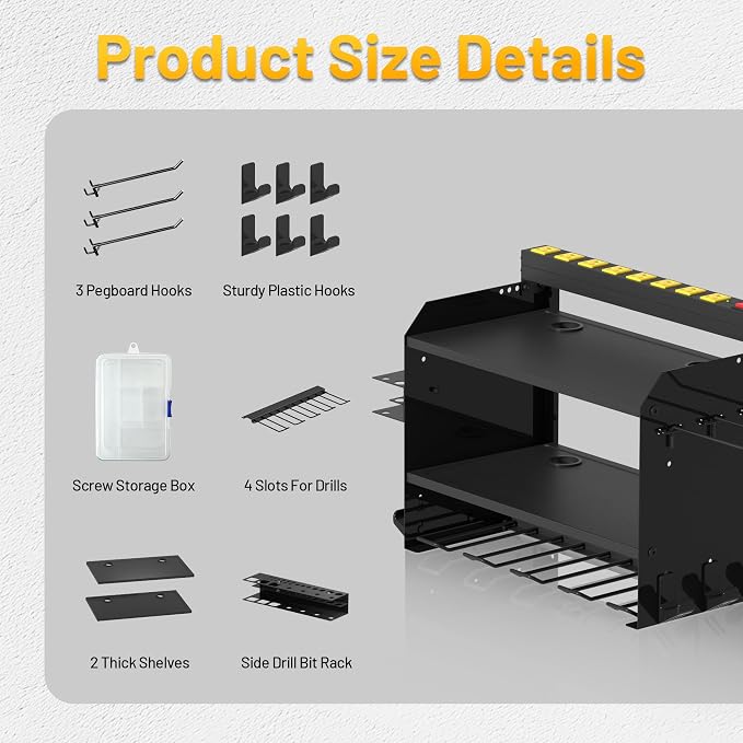 CFMASTER Power Tool Organizer Wall Mount - Image 6