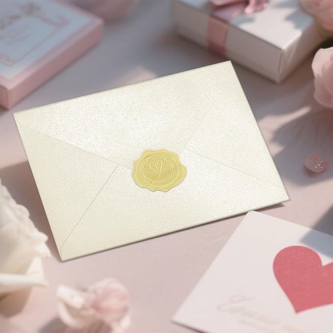 50 PCS 4x6 Pearl Ivory Envelopes - Image 7