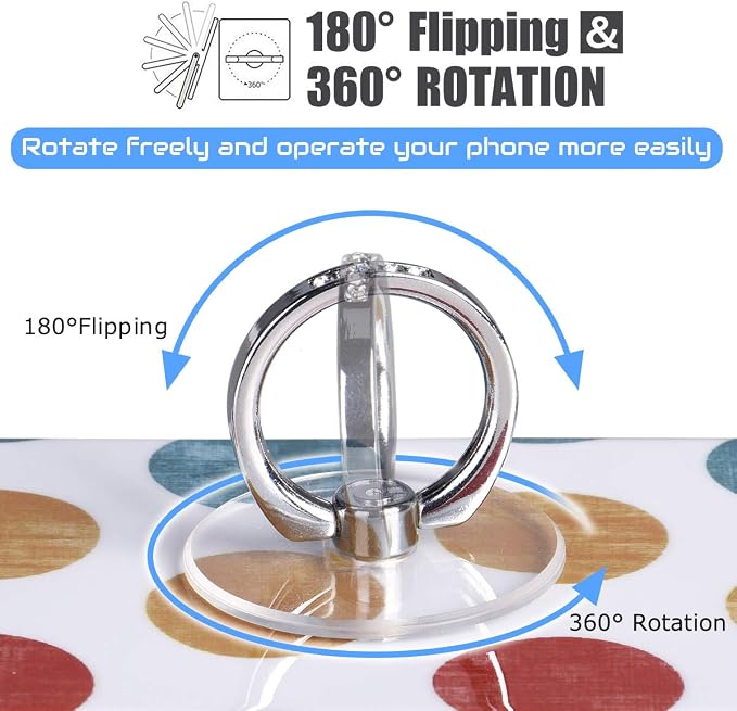 Transparent Phone Ring Holder Grip - Image 4