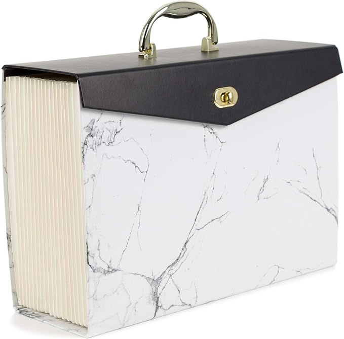 U Brands Fashion Expanding File Folder, Legal Size, 19 Pocket by UBrands