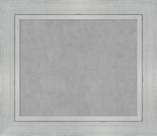 Amanti Art Silver Framed Magnetic Board 27x31 Medium Vision Board by AmantiArt