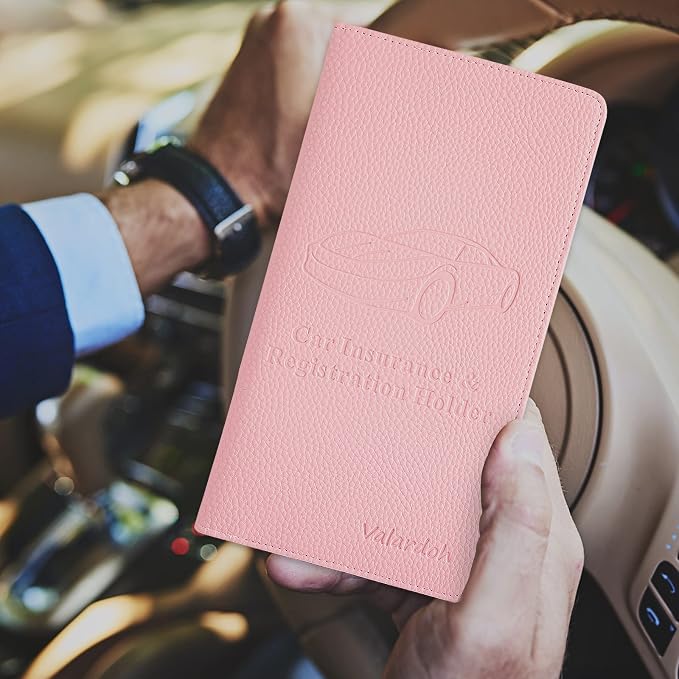 Valardoh Premium Car Registration and Insurance Card Holder, Car Document Holder - Image 6