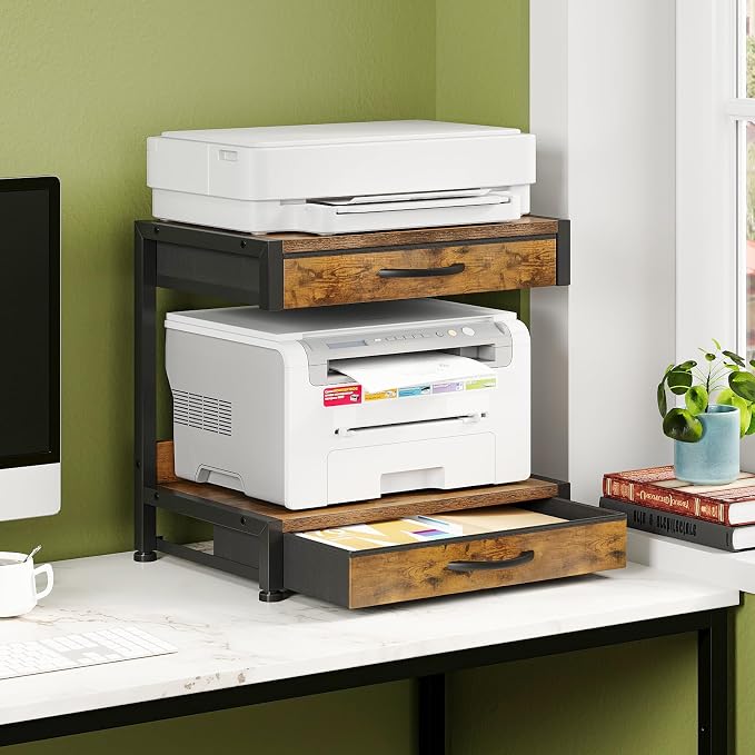VENNQD 2-Tier Desktop Printer Stand - Image 2