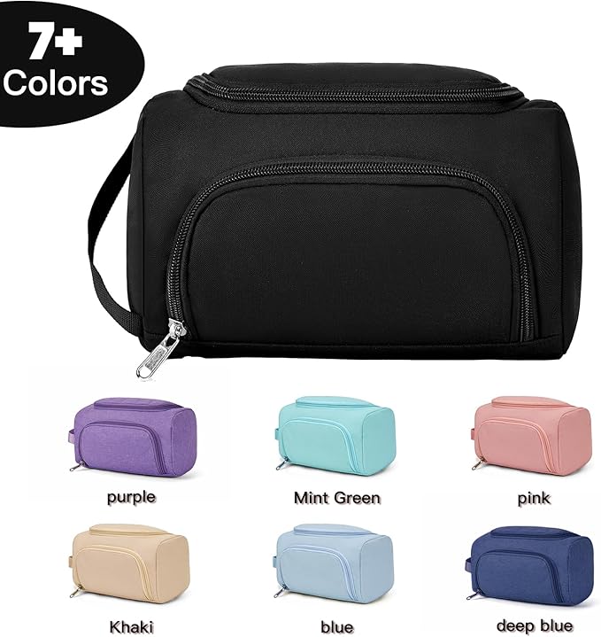 Large Pencil Pouch,Pencil Case Aesthetic,Zipper Pencil Box For Girls Back To School Supplies Emergency Bag Makeup Bag (Black)-DeskLoop Office